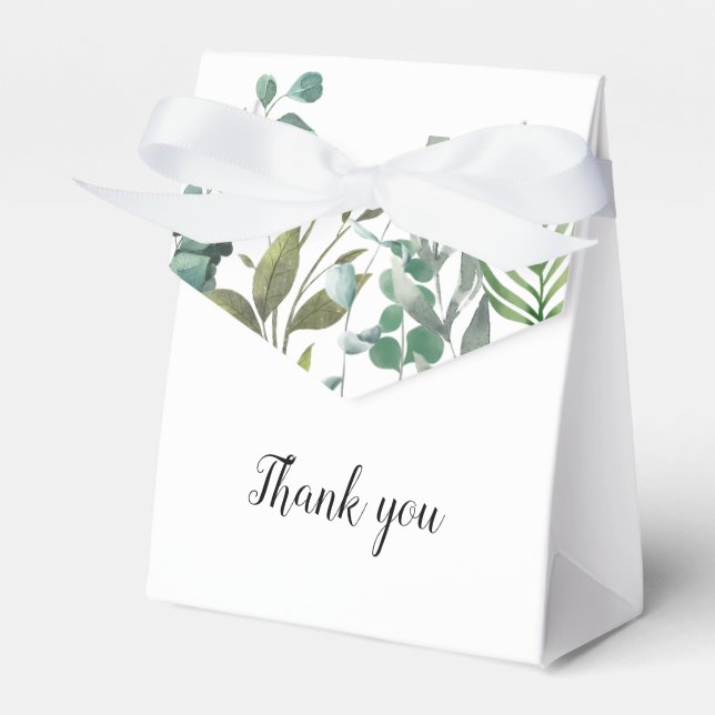 LIFY Botanical Eukalyptus Blätter Wedding Geschenkschachtel (Vorderseite)