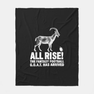 Liga Champion Fantasy Football Goat Geschenk Fleecedecke