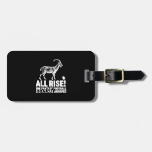 Liga Champion Fantasy Football Goat Geschenk Gepäckanhänger