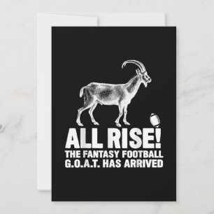 Liga Champion Fantasy Football Goat Geschenk Save The Date