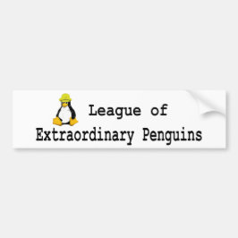 Liga der außergewöhnlichen Pinguine 2 Autoaufkleber