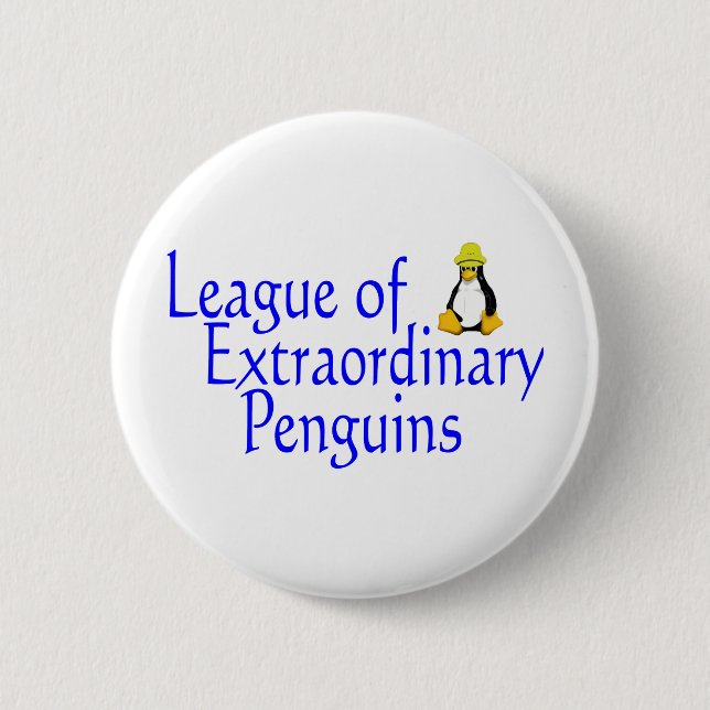 Liga der außergewöhnlichen Pinguine 4 Button (Vorderseite)
