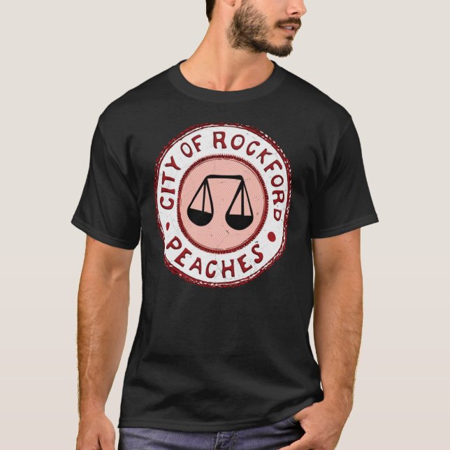 Liga ihrer eigenen - Rockford Peaches Baseball ¾  T-Shirt (Vorderseite)
