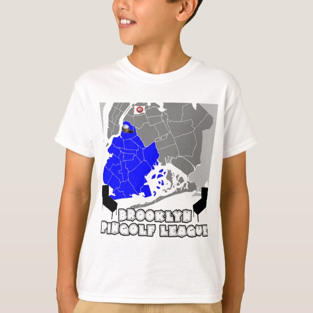 Liga-Jugend-T - Shirt Brooklyns PinGolf (Vorderseite)