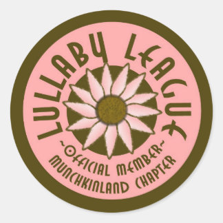 Liga Lullaby Runder Aufkleber