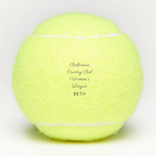 Liga Name Benutzerdefinierter Name Tennisbälle
