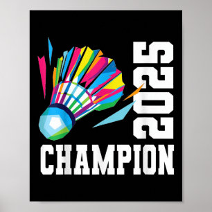 Liga Titel Fan Badminton Top Sport Ve Poster