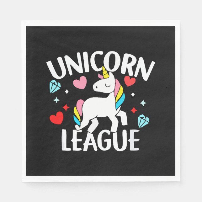Liga Unicorn Serviette (Vorderseite)