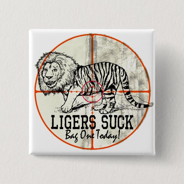 Liger Jäger durch Mudge Studios Button (Vorderseite)