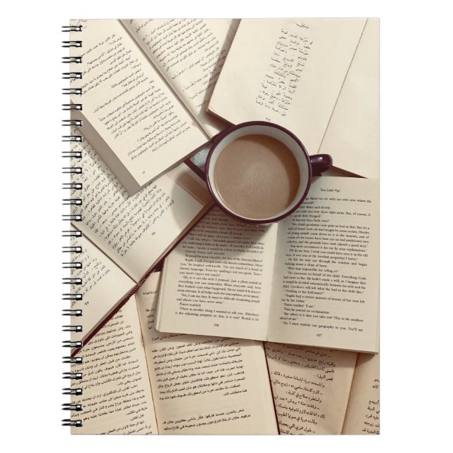 Light Academia Café et livres esthétiques (Devant)