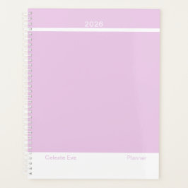 Light Amethyst Purple Modern Layout Large Planer