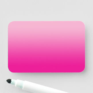 Light and Hot Pink Ombre Blank Namensschild
