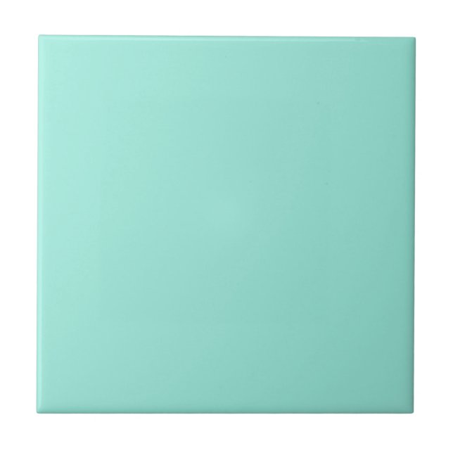 Light Aquafresh Aqua Blue Green Fashion Color Fliese (Vorderseite)