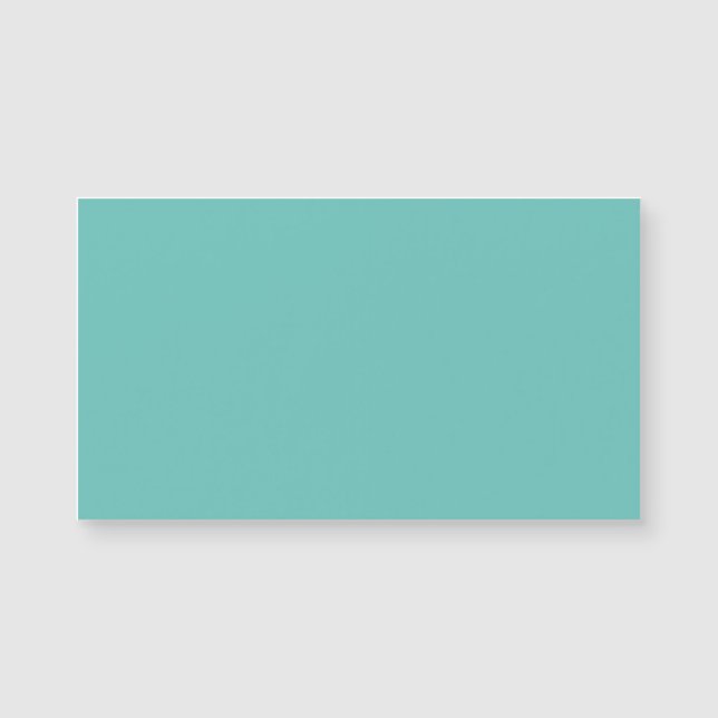 Light Aquamarin #6BC388, Halbpension Magnetkarte (Vorderseite)