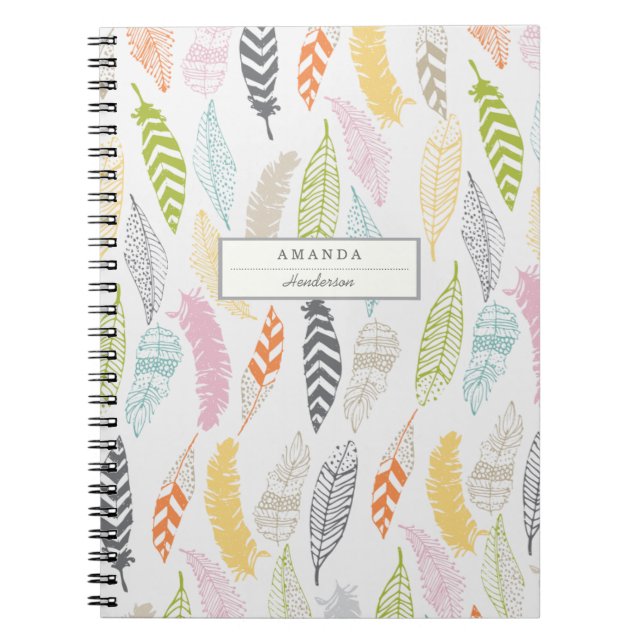 Light as a Feather by Origami Prints Notebook Notizblock (Vorderseite)