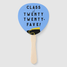 Light Blue Abschluss Class of '25 Fächer
