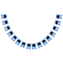 Light Blue Abschluss Herzlichen Glückwunsch Party Wimpelkette