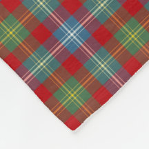 Light Blue and Red Foster Clan Ancient Tartan