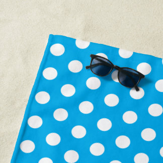 Light Blue and White  Strandtuch