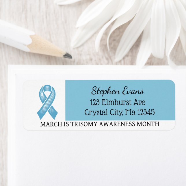 Light Blue Awareness Ribbon (Insitu)