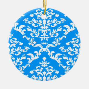 Light Blue Bold Damask bei Emporiomoffa Keramikornament