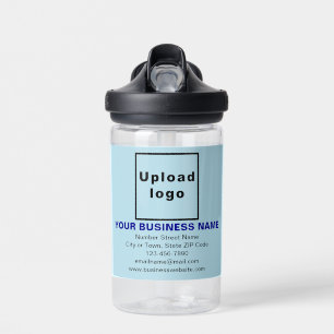 Light Blue Business Brand on Kids 14 oz Trinkflasche
