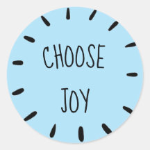 Light Blue Choose Joy Sticker Sheet