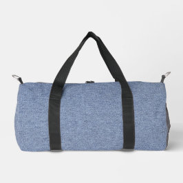 Light blue denim blue jean look Print Cut Sew Bag Duffle Bag