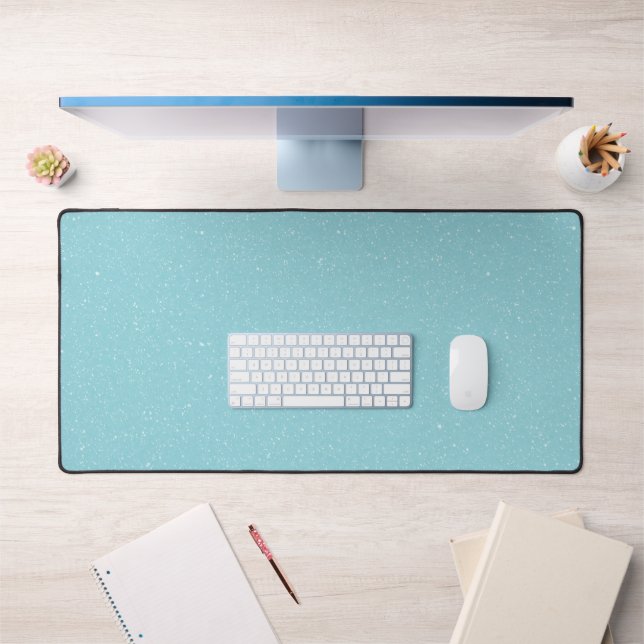 Light Blue Desk Mat - Custom Large Mouse Pad Schreibtischunterlage (Büro 1)