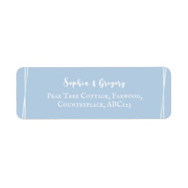 Light Blue Elegante Wedding Personalisiert