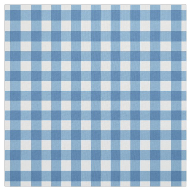 Light Blue Gingham Stoff (Muster)