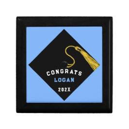 Light Blue Grad 2023 Keepake Erinnerungskiste