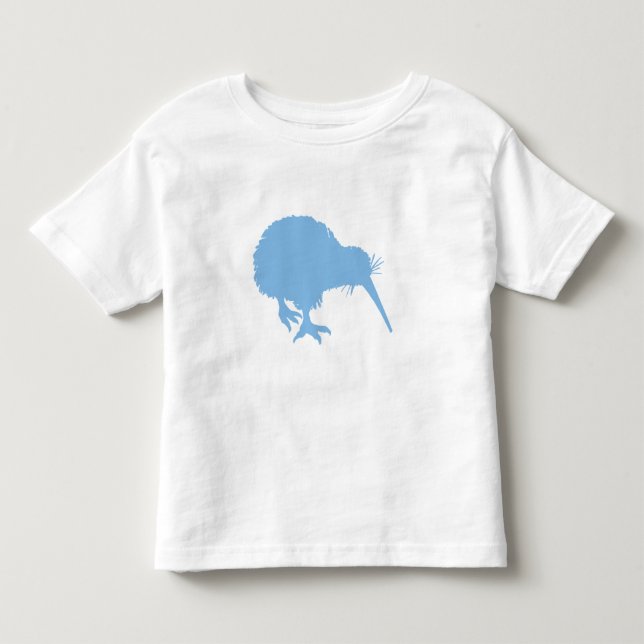 Light Blue Kiwi Kleinkind T-shirt (Vorderseite)