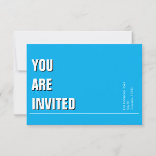 Light Blue Minimal Church laden
