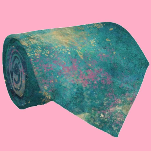 Light Blue Navy Pink Abstrakt Neck Tie Krawatte (Von Creator hochgeladen)