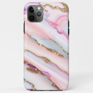 Light Blue Pink Agate Marble Moderne Kollektion Case-Mate iPhone Hülle