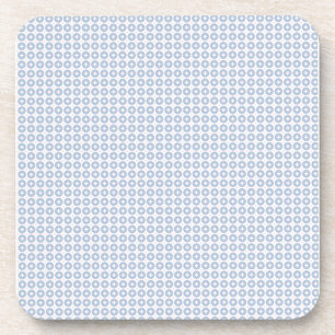 Light Blue Plus Circles Untersetzer