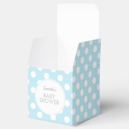 Light Blue Polka Dots Geschenkschachtel