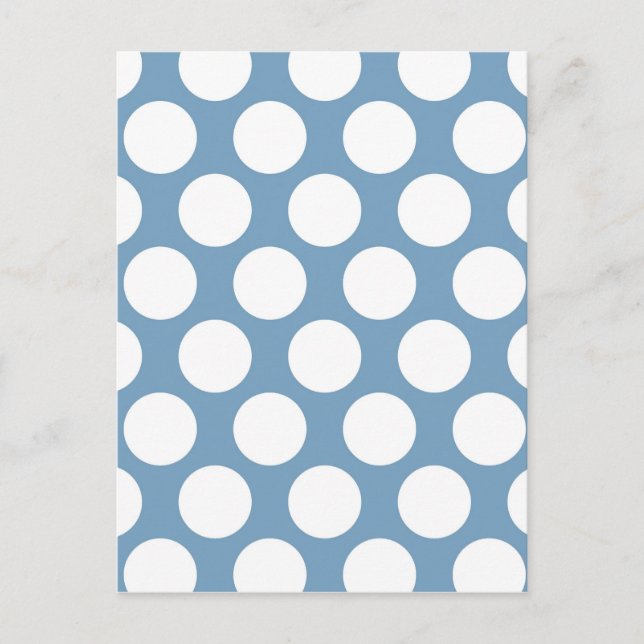 Light Blue Punkt Postkarte (Vorderseite)