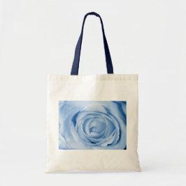 Light Blue Rose Tragetasche
