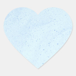 Light Blue Sand Herz-Aufkleber