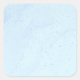 Light Blue Sand Quadratischer Aufkleber
