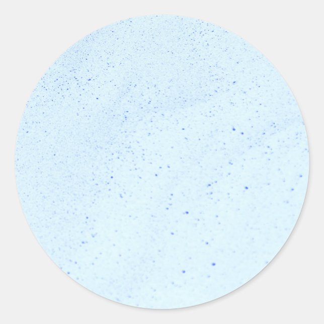 Light Blue Sand Runder Aufkleber (Vorderseite)