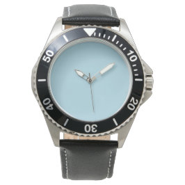 Light Blue Solid Color Armbanduhr
