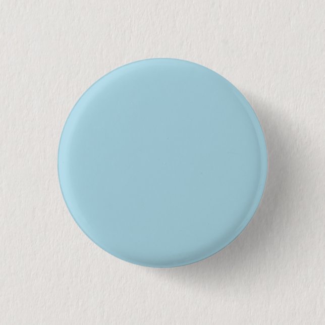 Light Blue Solid Color Button (Vorderseite)