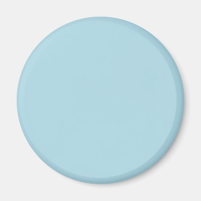 Light Blue Solid Color Magnet (Vorne)