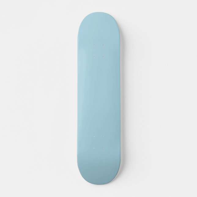 Light Blue Solid Color Skateboard (Vorne)