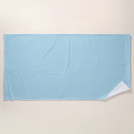 Light Blue Solid Color Strandtuch