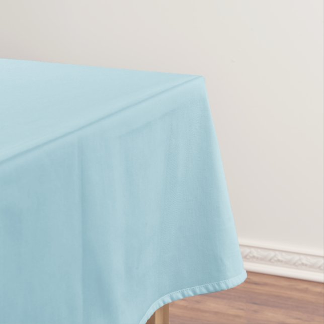 Light Blue Solid Color Tischdecke (Beispiel)