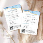 Light Blue und Gold Agate Bat Mitzvah Vertikal RSVP Karte<br><div class="desc">Diese schöne Antwortkarte ist mit hellblau und goldfarbenem Age und Ihrem personalisierten Text in einem vertikalen Format ausgestattet. Ändern Sie mit dem Entwurfstool die Schriftart oder das Layout.</div>